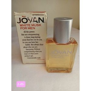 1 JOVAN WHITE MUSK FOR MEN AFTERSHAVE 4 FL OZ MEN NEW